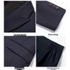 Unisex Double-Breasted Formal Suit Set