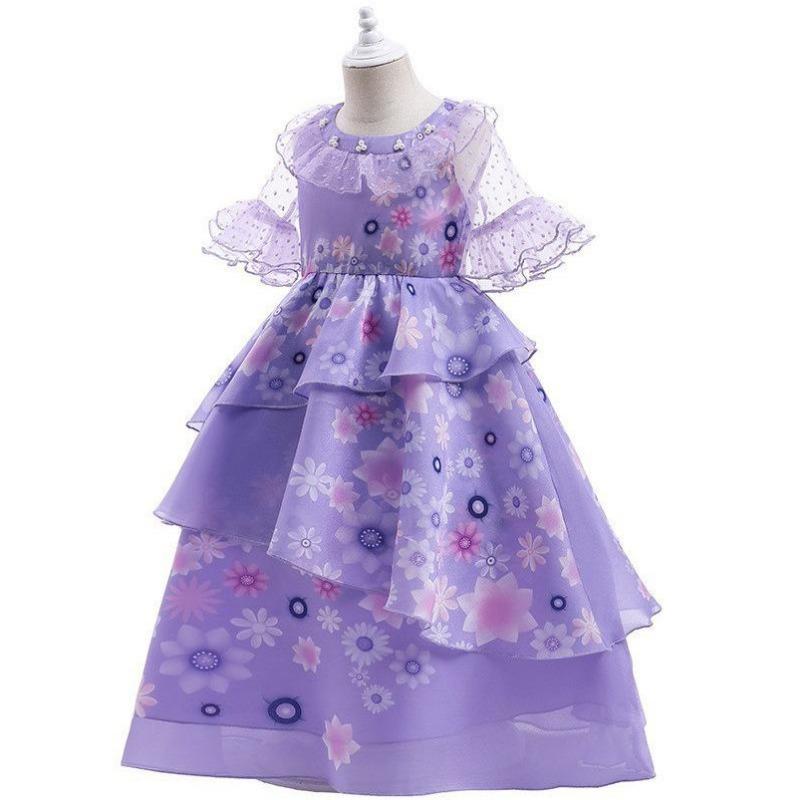 Anime Character Cosplay Halloween Movie Plays Children Princess Gauze Dress Skirt Cosplay Stage Costume Magic Room.