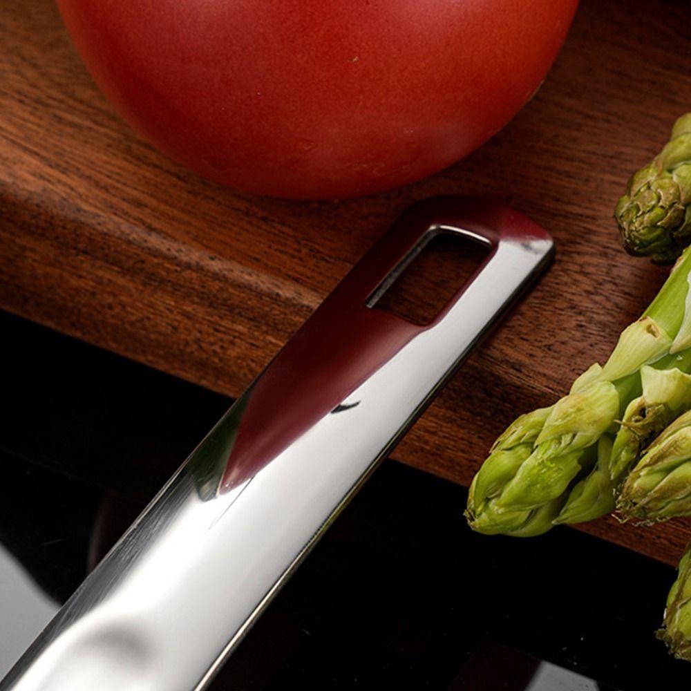 Long Handle Stainless Steel Oil Skimmer Reusable Oil Filtering Spoon  Kitchen Gadgets