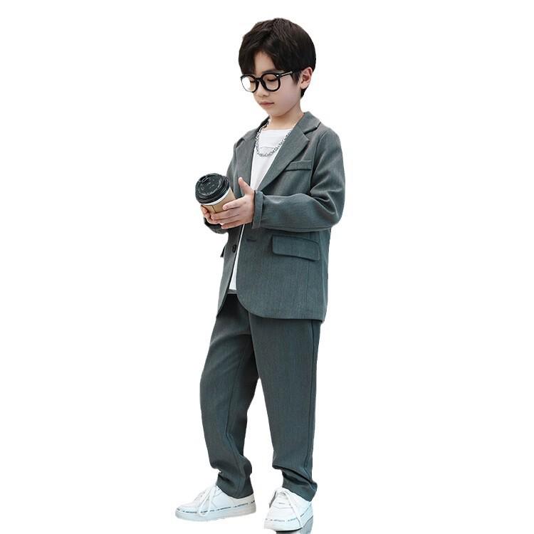 Boys’ 2023 Autumn Stylish Two-Piece Suit - Trendy Spring/Autumn Kids’ Set