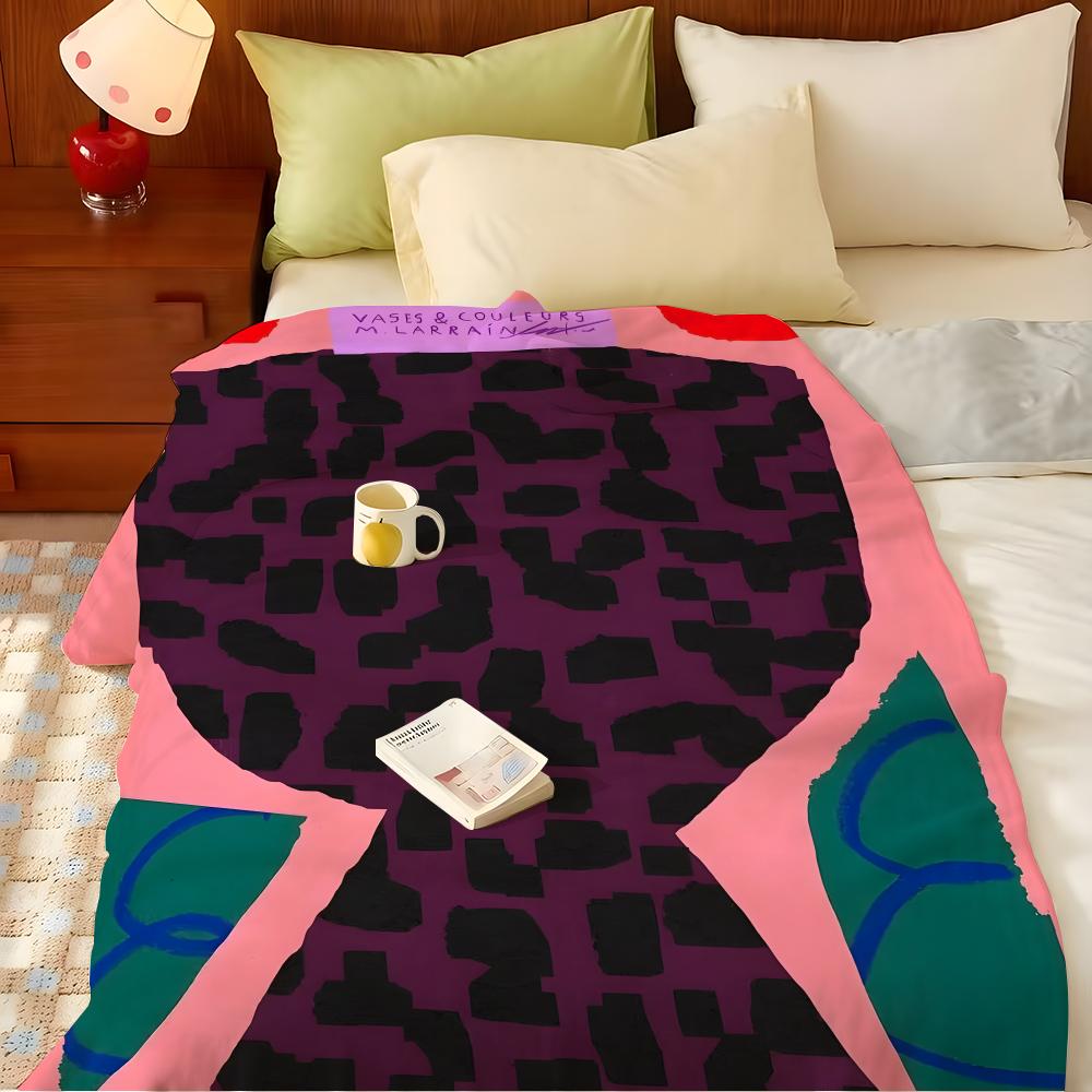 Artist M-Matias L-Larrain Throw Flannel Throw Blanket, Lightweight Cozy, Durable Washable Cute Cool