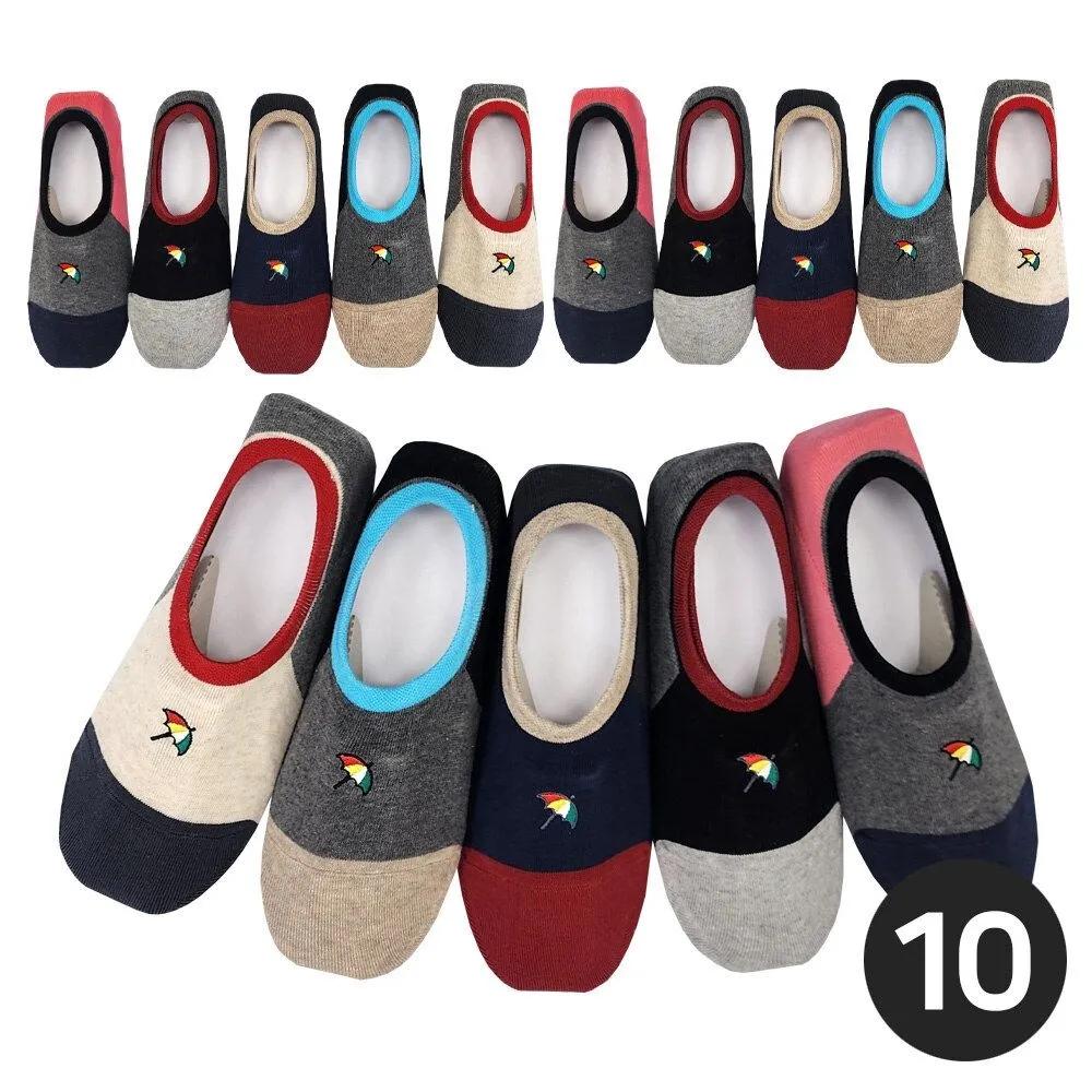 Arnold Palmer Women s Non-Slip Non-Slip No-Socks Look-alikes 10 Pairs Made in Korea 10 pairs of slippers S2(5+5) F(5+5)