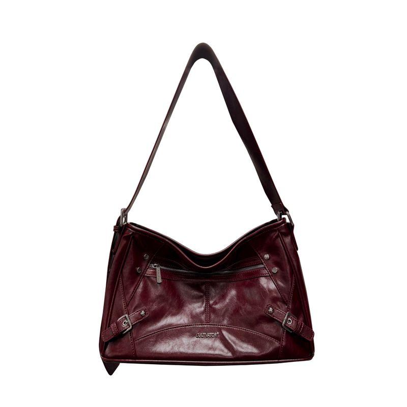 

Культиватор Оригинальная Ниша Универсальный Масляный Воск Локомотив Большая Вместимость Повседневная Широкий Плечевой Ремень Сумка Кроссбоди 2025 Амой Angolan Red (In Stock)