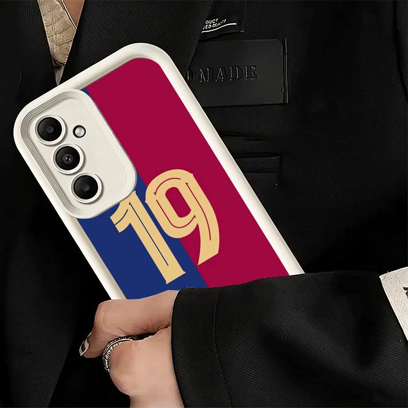 Phone Case for Samsung Galaxy S26 S25 Ultra S24 FE FootBall Number 7 10 19 Shell S23 Plus S22 + S21 S20 5G Soft Silicone Funda