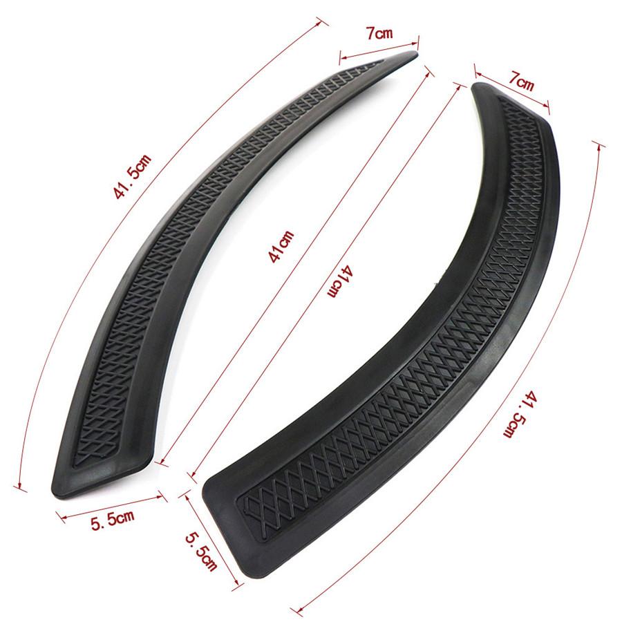 Nový 2dílný matně černý kryt bočního ventilačního otvoru předního blatníku pro Mitsubishi Lancer EVO 08-15