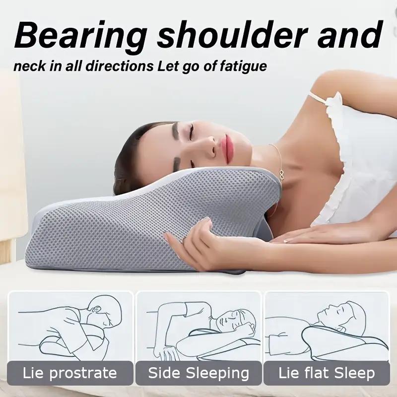 Rebound Memory Foam Butterfly Pillow Breathable Neck Protection Special-shaped Memory Pillow Sleeping Cervical Pillow Bone Correction Pillow
