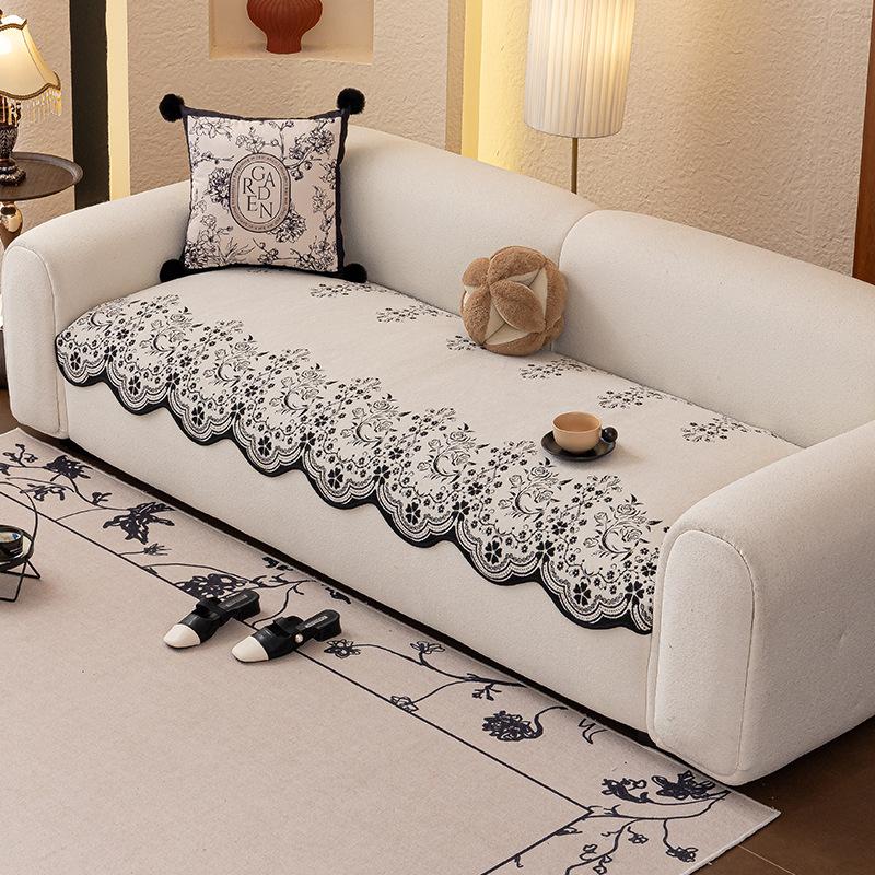 Premium Special-Shaped Sofa Cover Cushion Is Universal In All Seasons New Straight-Lined One-Piece Combination Sofa Cover