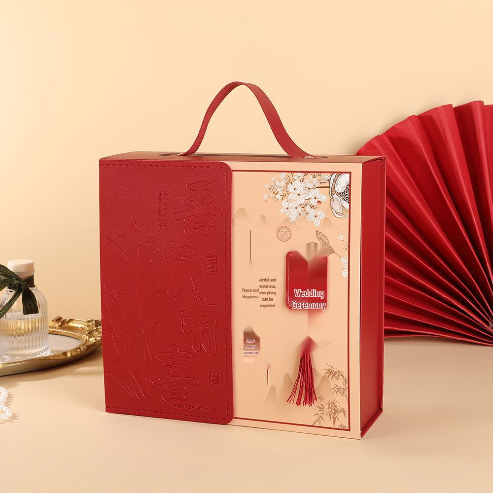 Elegant Chinese Wedding Gift Box: Engagement & Banquet Souvenir Candy Packaging