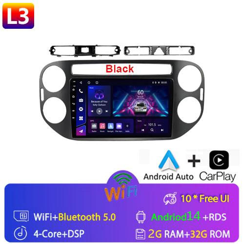 

Fortress 9 Car Android 12 для VW Volkswagen Tiguan 1 NF 2006-2016 2Din Car Radio Multimedia Video Player GPS Stereo Navi CarPlay