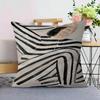 Abstract Line Geometry Curve Girl Pillow Anime Pillow Sofa Bed Head Pillow Cover Cushion Cover 45x45 Cm Fashion