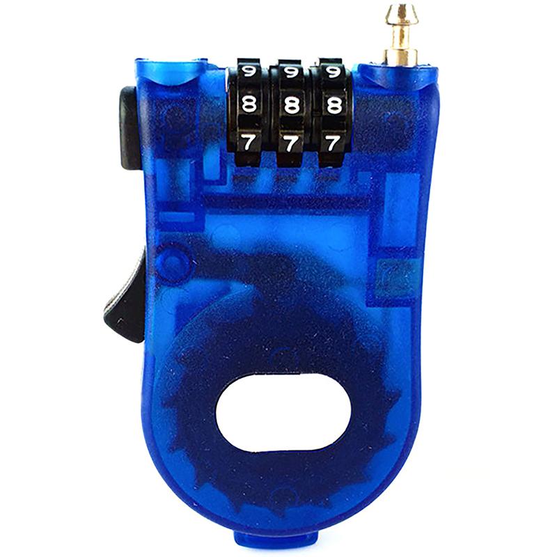 Ultra Small Bike Security Lock 3 Digit Password Padlock Code Wire Safety Luggage