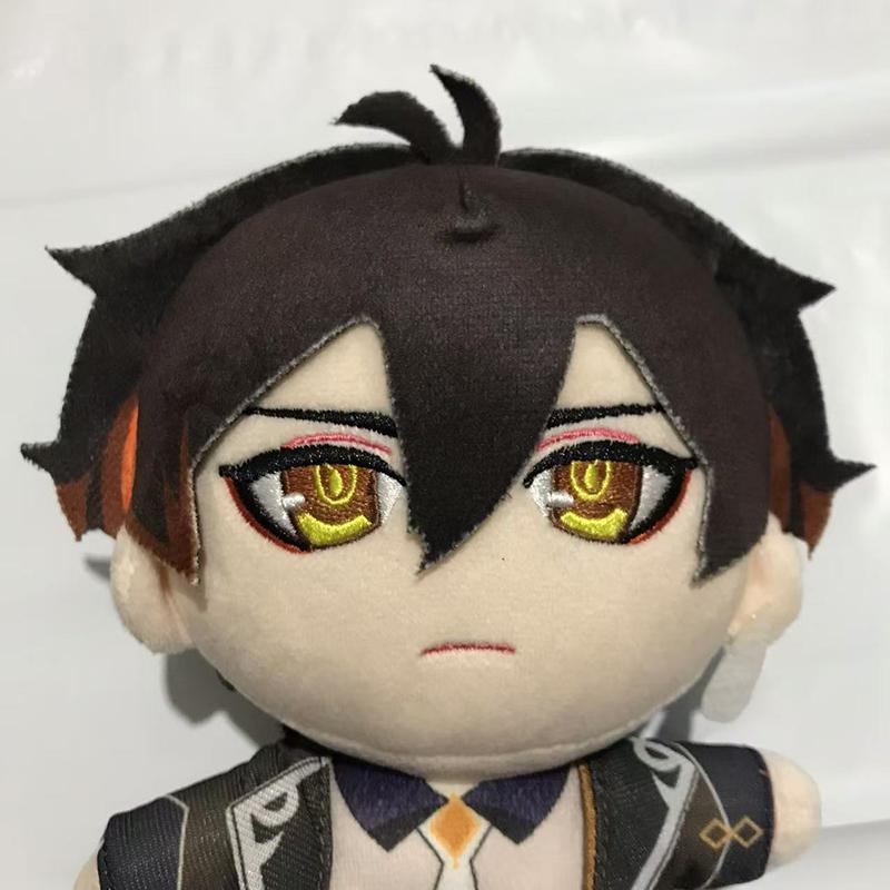 20cm Genshin Impact Zhong Li Plush Doll Pillows Cosplay Cartoon Props Accessories Adult Children Christmas Gifts