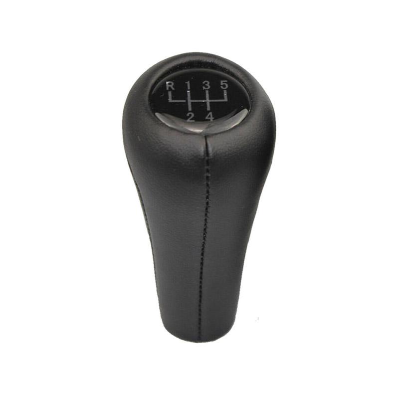 5/6 Speed Manual Car Gear Shift Lever Knob PU Leather Shifter for BMW E30 E32 E34 E36 E38 E39 5 SERIES E60 E61 Interior Replacement