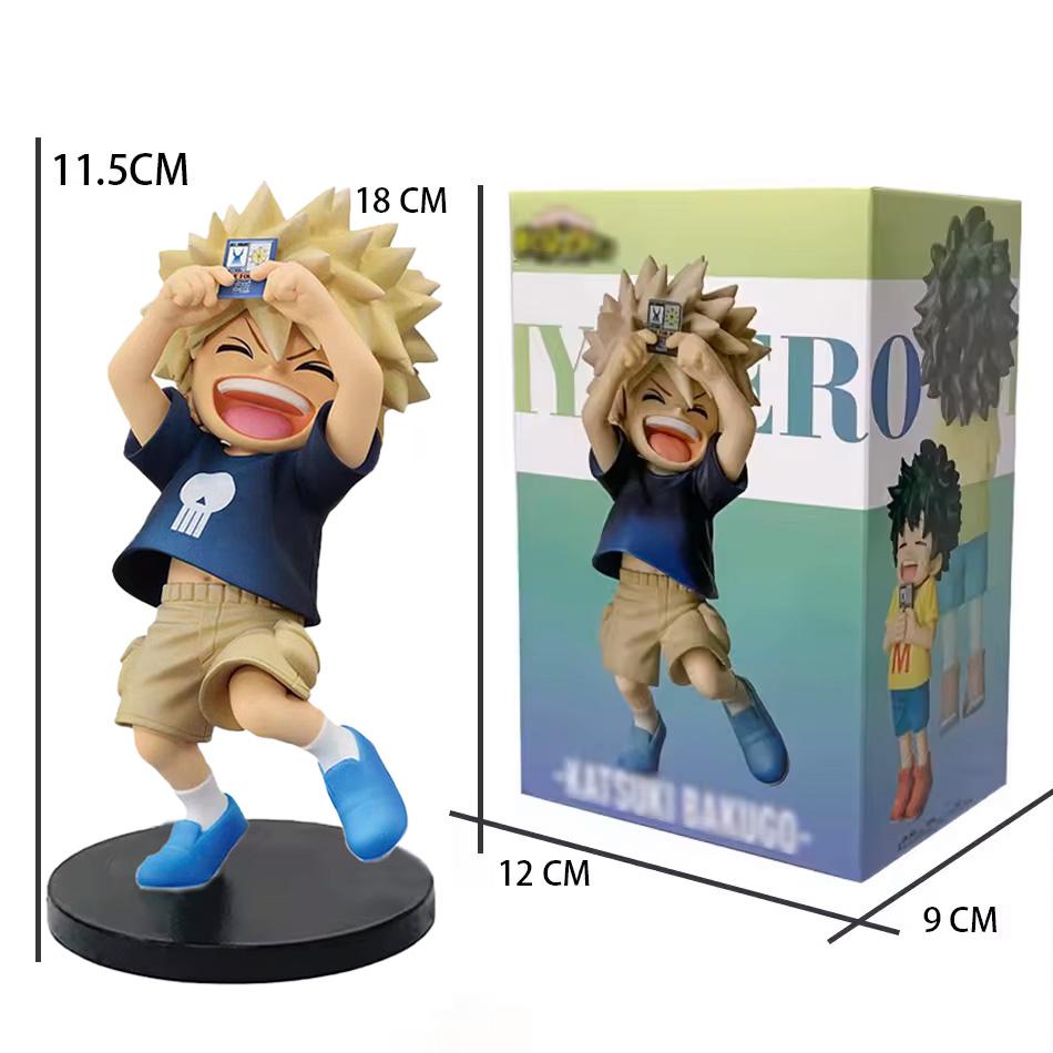 Original Genuine My Hero Academia Childhood Izuku Midoriya / Childhood Katsuki Bakugo Figure Model Decoration Doll