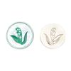Round Shaped Sealing Wax Stamp Head Wedding Invitation Retro Sealing Stamp Head Handcraft Tools for Cards Envelope DIY Art Decor