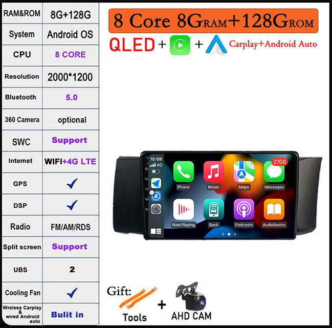 9 Inch RHD DSP Android 14 For Subaru BRZ 2012 - 2016 Car Carplay Stereo Wifi Navigation Player Autoradio Radio GPS Multimedia