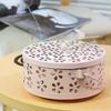 Fireproof Stainless Steel Mosquito Coil Holder with Lid and Ash Catcher