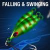 Luminous Metal Jig Spoon Lure 60G Fishing Hard Artificial Bionics Bait For Tuna Bass Saltwater Slow Jigging Fishing Tackle