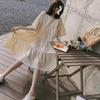 Korean Style Summer Maternity Dress Set - Long, Plus Size & Trendy for Hot Moms