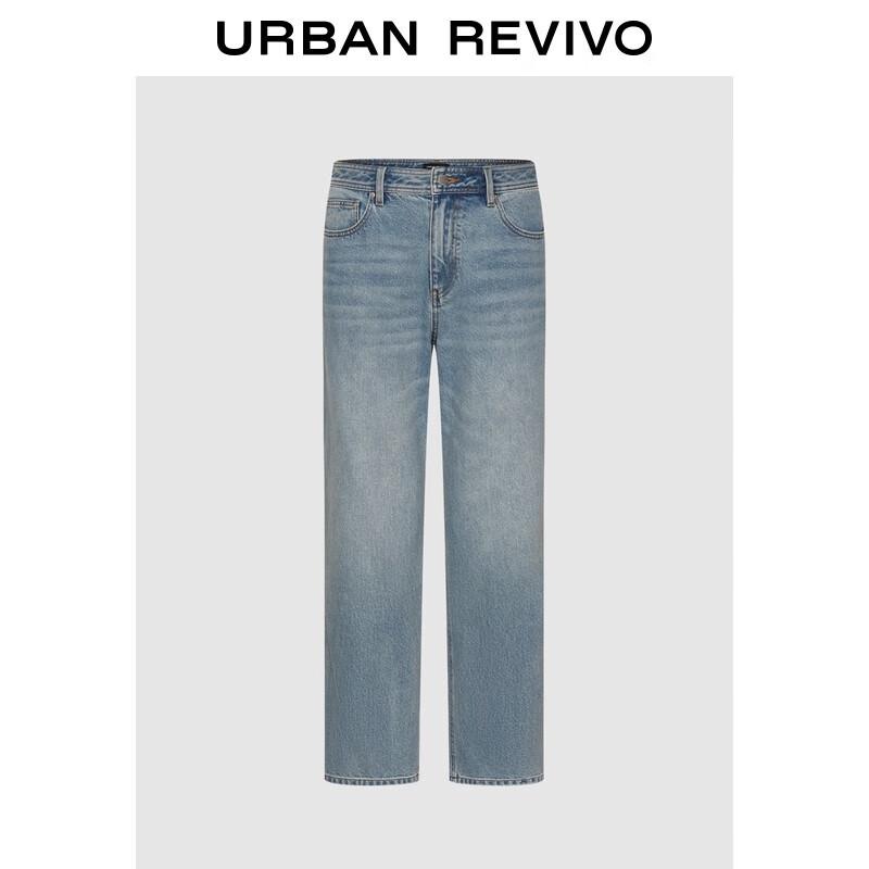 

UR Men s Retro Washed Straight-Leg Denim Jeans 31