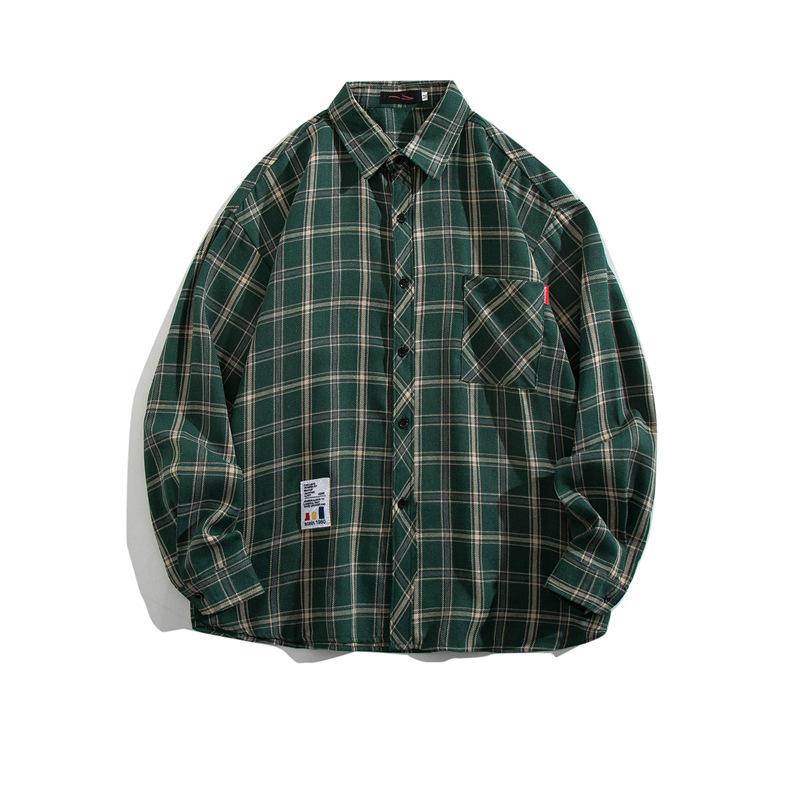 Spring And Autumn Long-sleeved Loose Casual Bottoming Shirt Couples Versatile Jacket