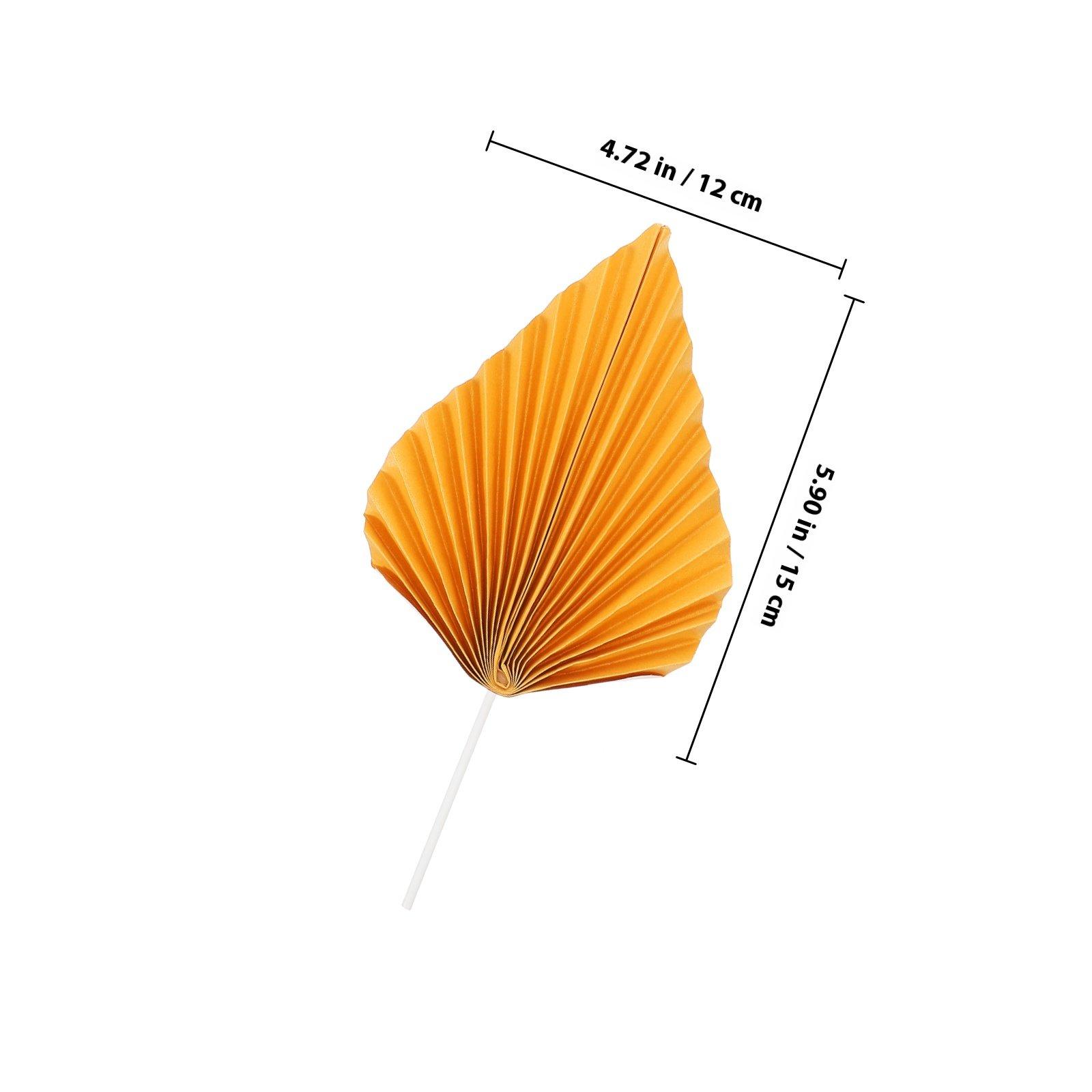 

10Pcs Palm Leaves Cake Picks Paper Fan Shape Tropical Birthday Cake Decor Leaf Insert Toppers Small Leaves Cakes Toppers розовый