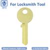 5-100Pcs/Lot Uncut Blank Keys Copper Left and Right Padlock Key Blanks Locksmith Cutting Accessories Home Doors 22.9x7.0x1.6mm