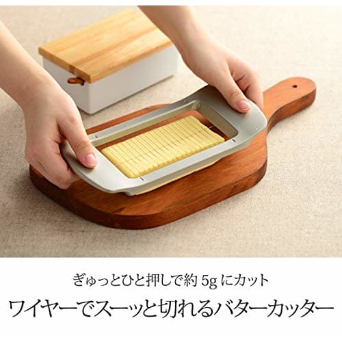 Oaks Raye Stainless Steel Butter Cutter with Wire, Made In Japan, LS1551