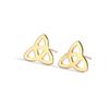 My Shape Fashion Stainless Steel Stud Earrings Flower of Life Celtics Knot Viking Small Earrings for Women Girls Jewelry Gifts