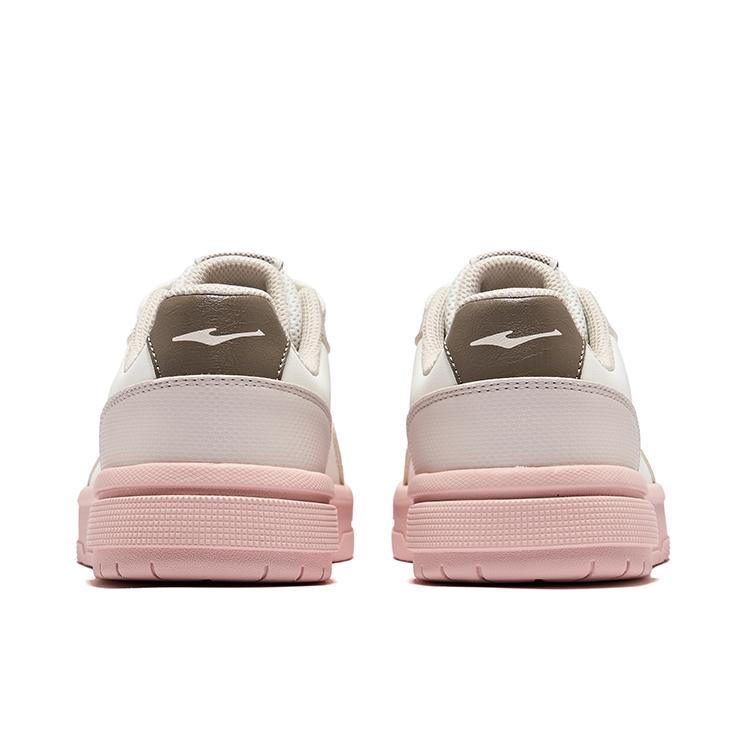 Erke Tianhe Classic Versatile Low-Top Sneakers Women sneakers White Pink Gray 52125101480-003