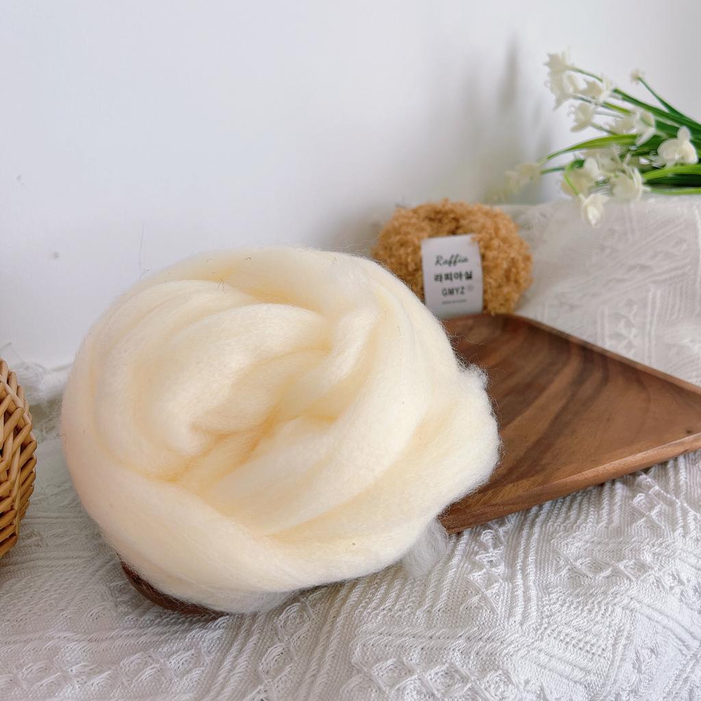 250g/ball Ultra Thick Icelandic Yarn Cotton Candy Imitation Wool Yarn Handmade DIY Weaving Tapestry Bedroom Decoration Material