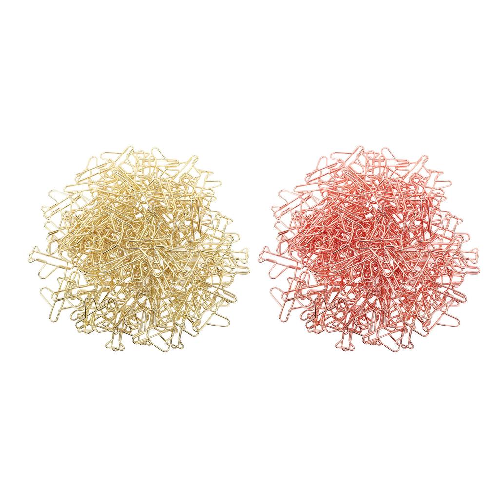 100 ks kancelářských sponek ve tvaru letadla, kovové, lehké, víceúčelové, roztomilé, tvarované, záložky