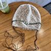 Ethnic Style Bohemian Beanies Hat Coldproof Jacquard Woolen Hat Fashion Beaded Fringed Cap  Female