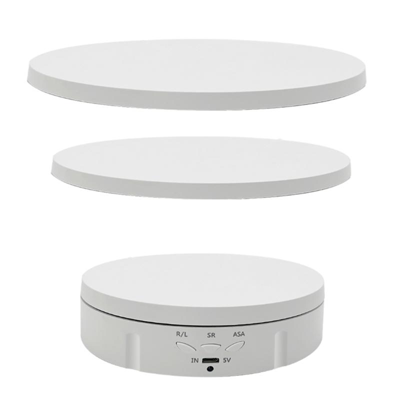 3 in 1 5V Electric Rotating Display Stand Turntable Photographic Video Shooting Stand Dynamic Rotating Display Stand