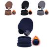 Winter Knit Hat And Neck Warmer Set With Windproof Ear Protection For Women And Men