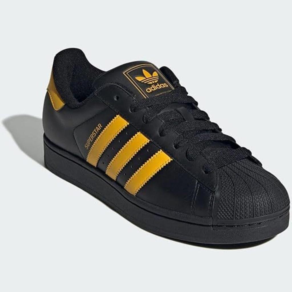 Adidas Superstar II Core Size JQ4727, Black/Crew Yellow/Core Black, 24.0cm