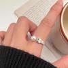 Niche Design Pearl Open Ring – Women's Trendy, Versatile, Light Luxury Index Finger Ring