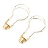 Bulb Clip Adapter Metal Wire Rust Proof Clip On Bulb Lampshade Holder with Finial Top for Table Lamp Floor Lamp 2pcs