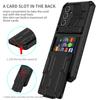 Kickstand Phone Case for Samsung Galaxy A54 5G,Detachable Card Holder PC+TPU Cover
