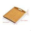 Bamboo Serving Tray Breakfast BBQ Party Buffet Platter for Lunch Dinner Appetizers