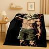 Classic Game Metal Slug Pixel Style Flannel Blanket,Ultra Soft Warm Plush Throw for Home Bedroom Bed Sofa Cover Office Travel