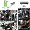 2''x13” / 3''x10” Radiator Coolant Overflow Puke Tank Universal Polished Stainless Steel Radiator Coolant Overflow Tank