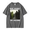 Rage Against The Machine Frosch Protest Lustiges T-Shirt Unisex Modetrend Oversized Sommer Herren Hohe Qualität 100% Baumwolle T-Shirt
