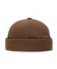 Eondeokeonteulol Cotton Brimless Cap Mold Cap / Twill Cotton / D Brown