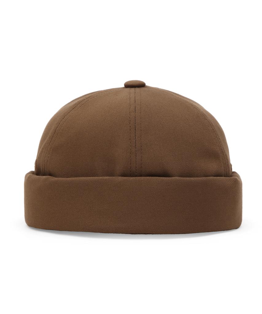 Eondeokeonteulol Cotton Brimless Cap Mold Cap / Twill Cotton / D Brown