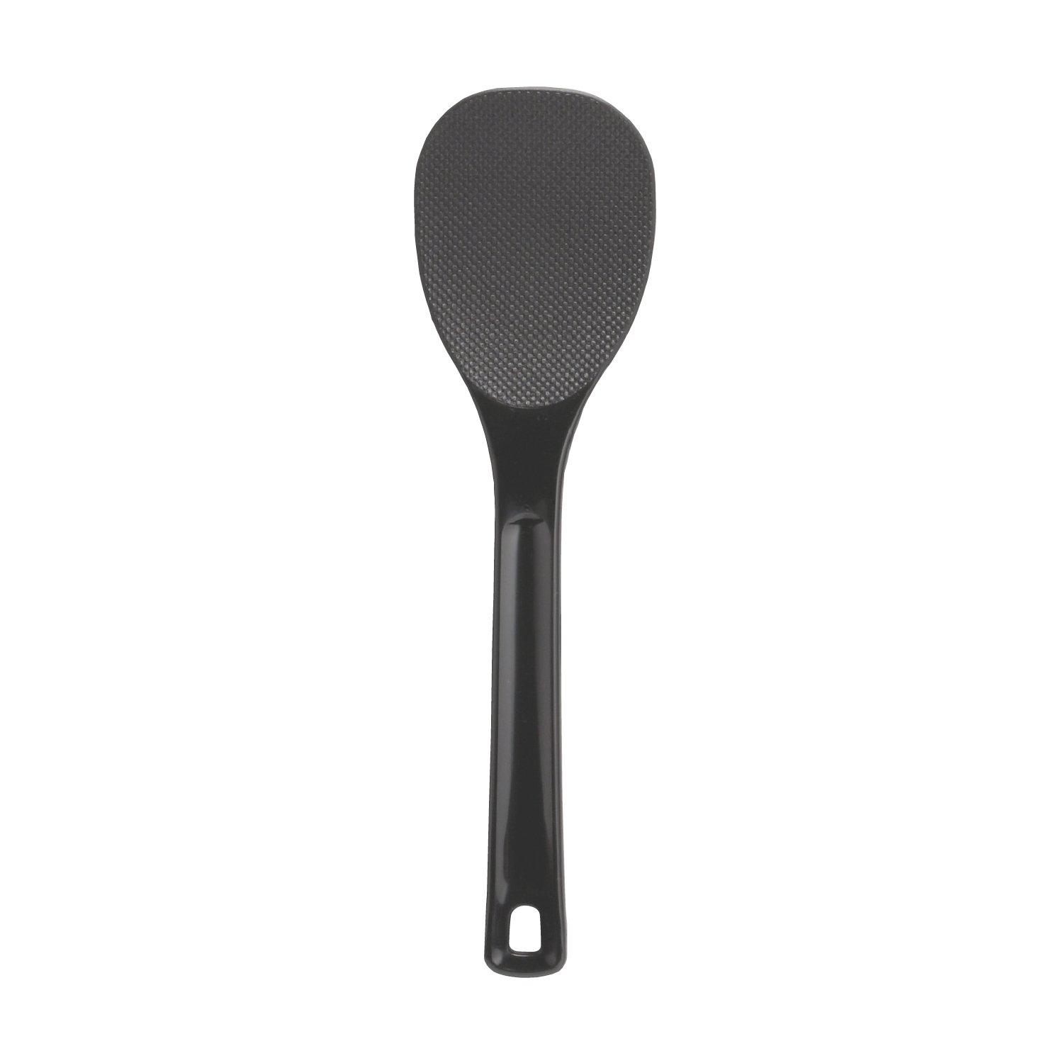 

Akebono Sangyo Black Rice Paddle, 36cm, Blister Case, Made in Japan, Commercial Use, Double-Embossed Design for Non-Stick Rice, Magic Rice Paddle,