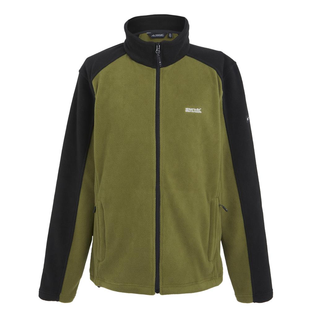 Regatta Great Outdoors Herren Hedman II Zweifarbige Fleecejacke mit durchgehendem Reißverschluss