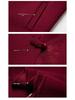 Mom's Embroidered Cashmere Coat for Women - Fashionable Autumn/Winter Wool Overcoat for Middle-Aged and Elderly Ladies