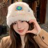 Rabbit Fur Lion Hat Autumn and Winter Atmosphere Versatile Face Small Bucket Fluffy Basin Hat Warm Plush Bucket Hat