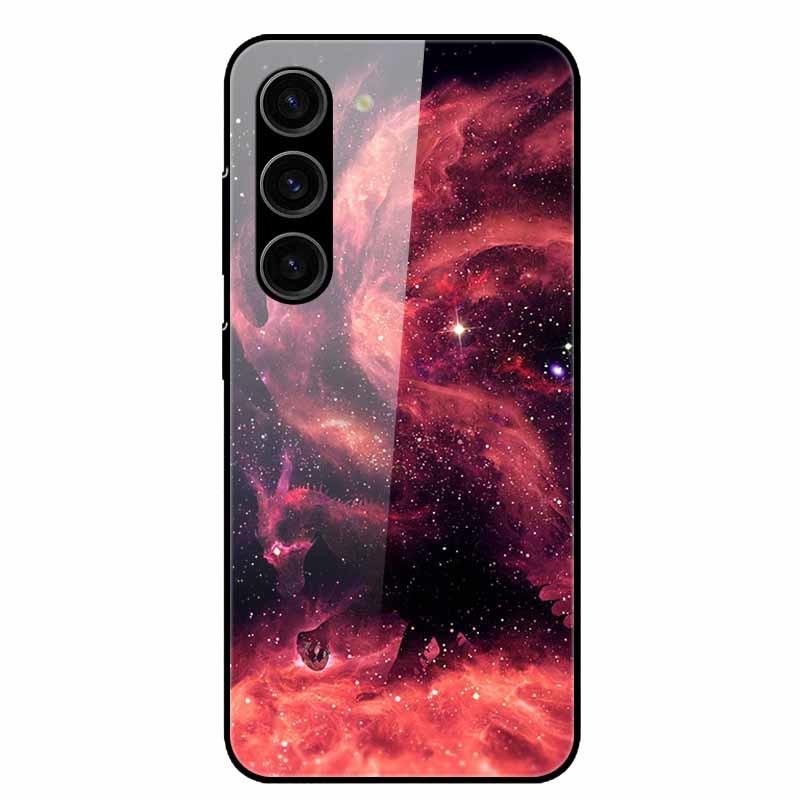 For Samsung Galaxy S25 Case Tempered Glass Hard PC Back Cover For Galaxy S 25 Plus Phone Cases S25Plus Silicone Bumper Shell Bag